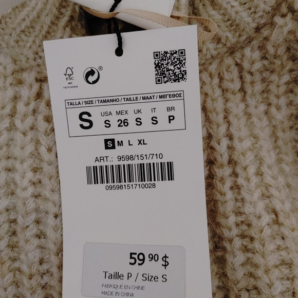 Zara crop sweater - Picture 3 of 3